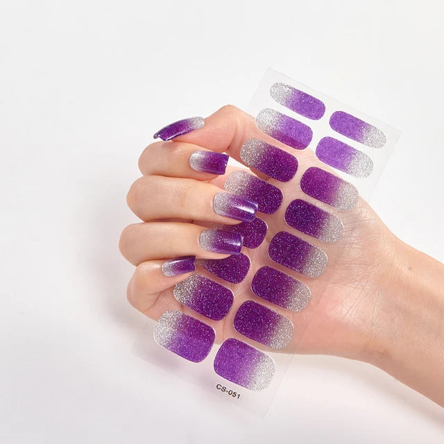 Gel Nail Stickers 16pcs