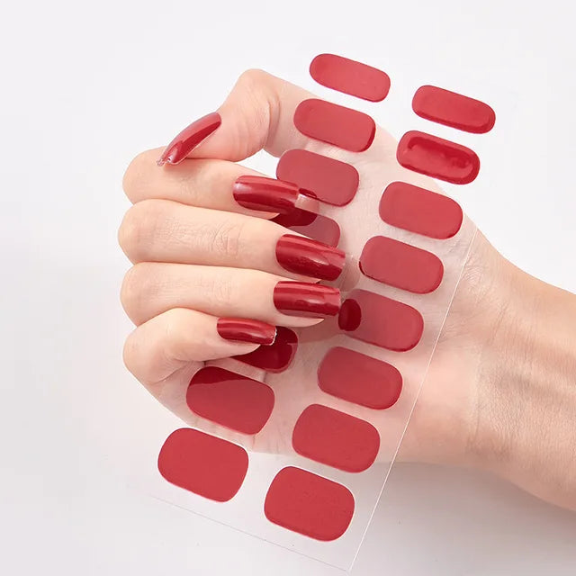 Gel Nail Stickers 16pcs