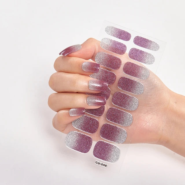 Gel Nail Stickers 16pcs