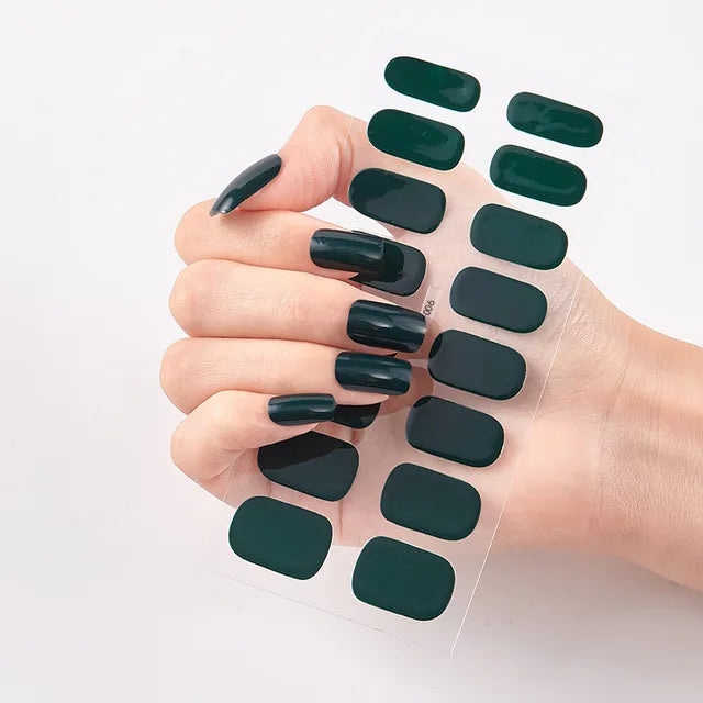 Gel Nail Stickers 16pcs