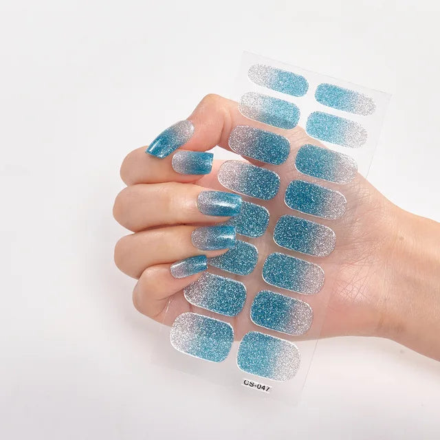 Gel Nail Stickers 16pcs