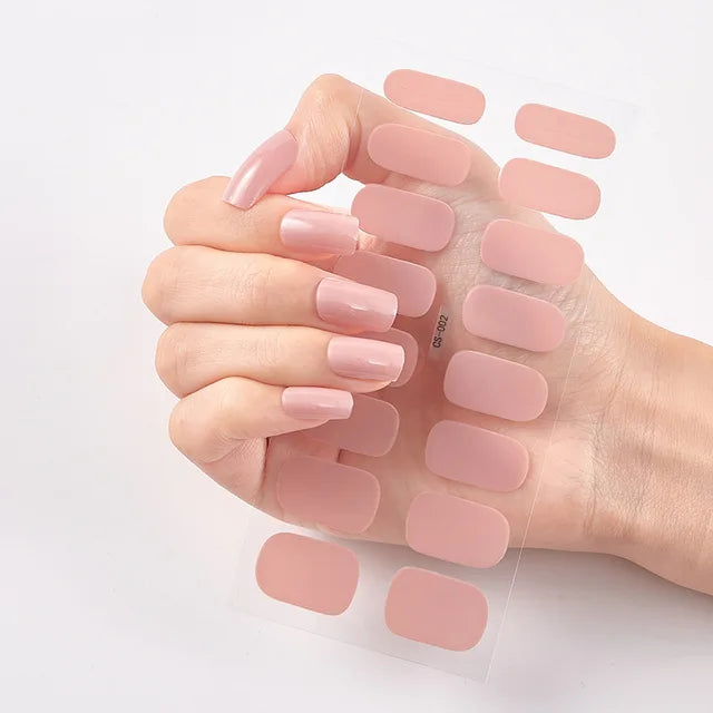 Gel Nail Stickers 16pcs