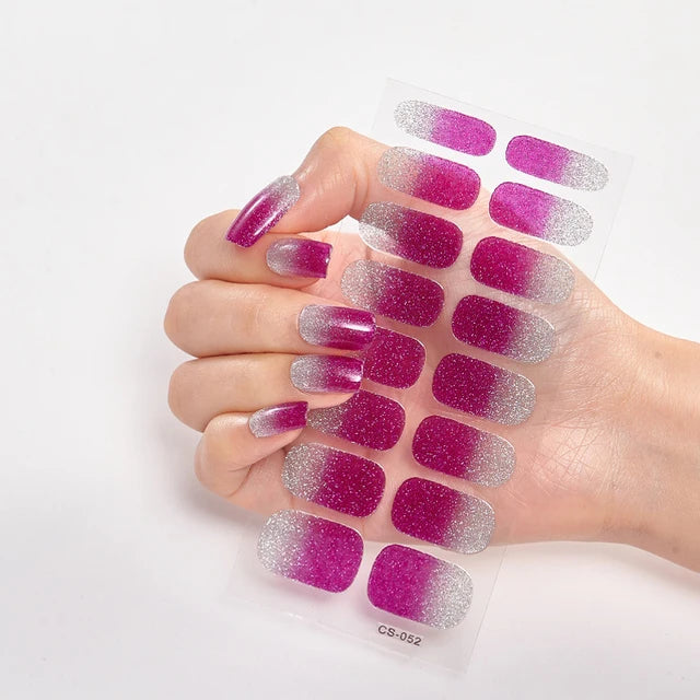 Gel Nail Stickers 16pcs