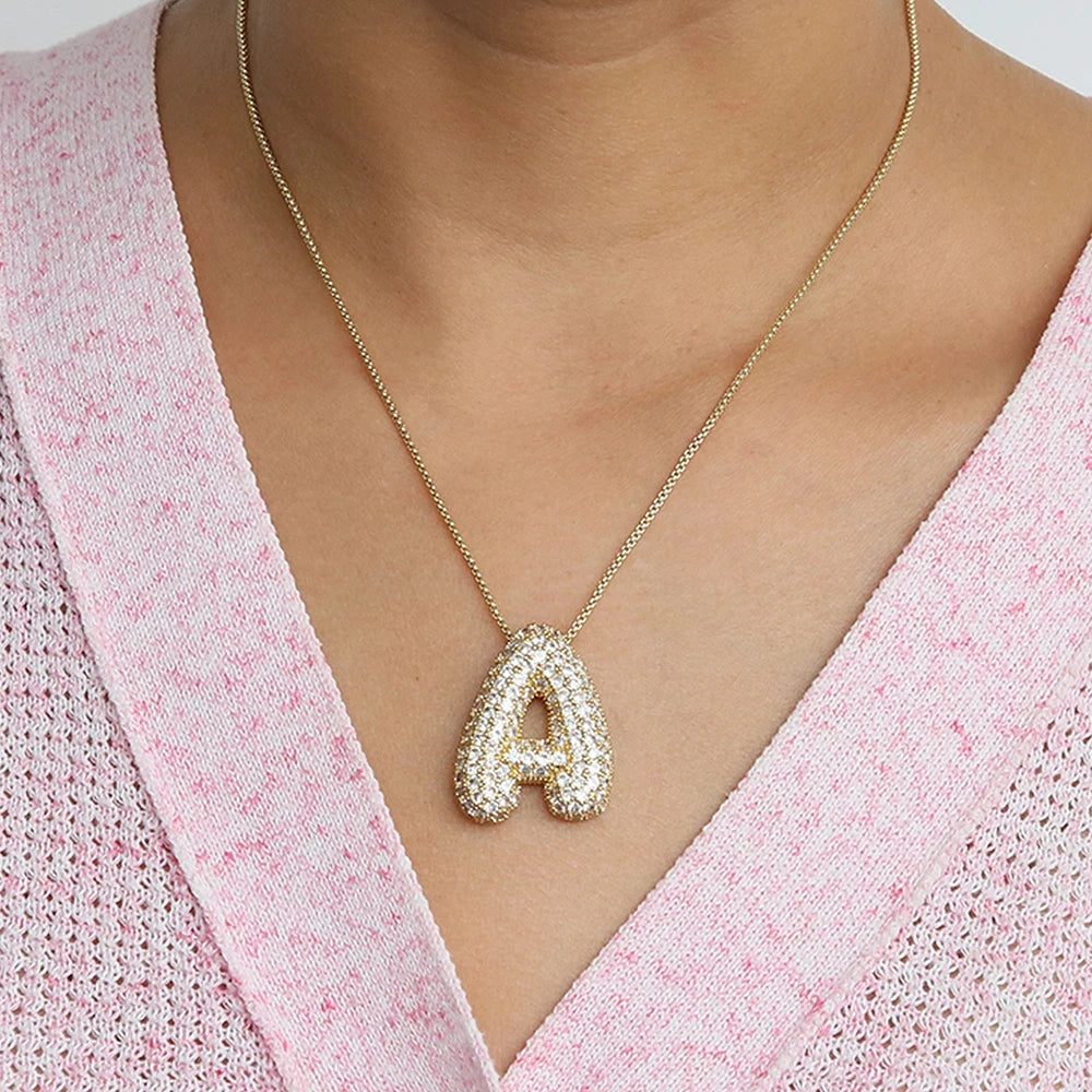 Iced Out Necklace A-Z