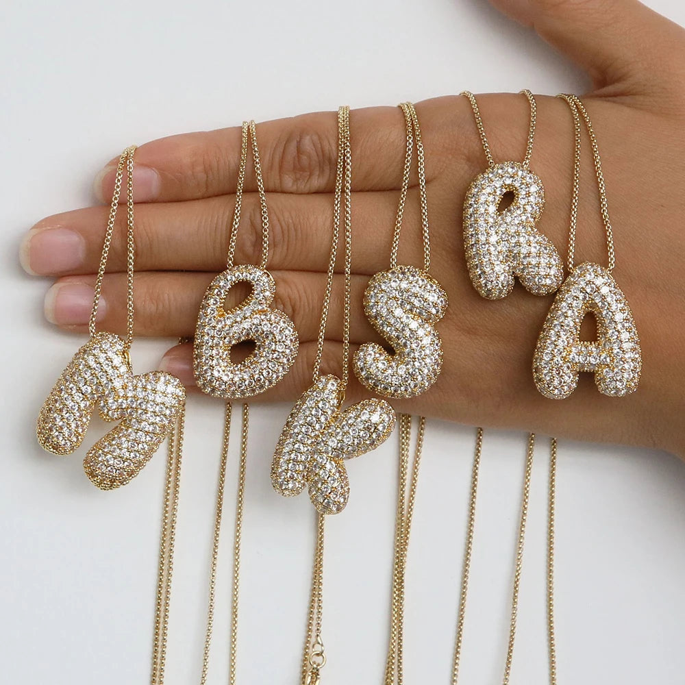 Iced Out Necklace A-Z